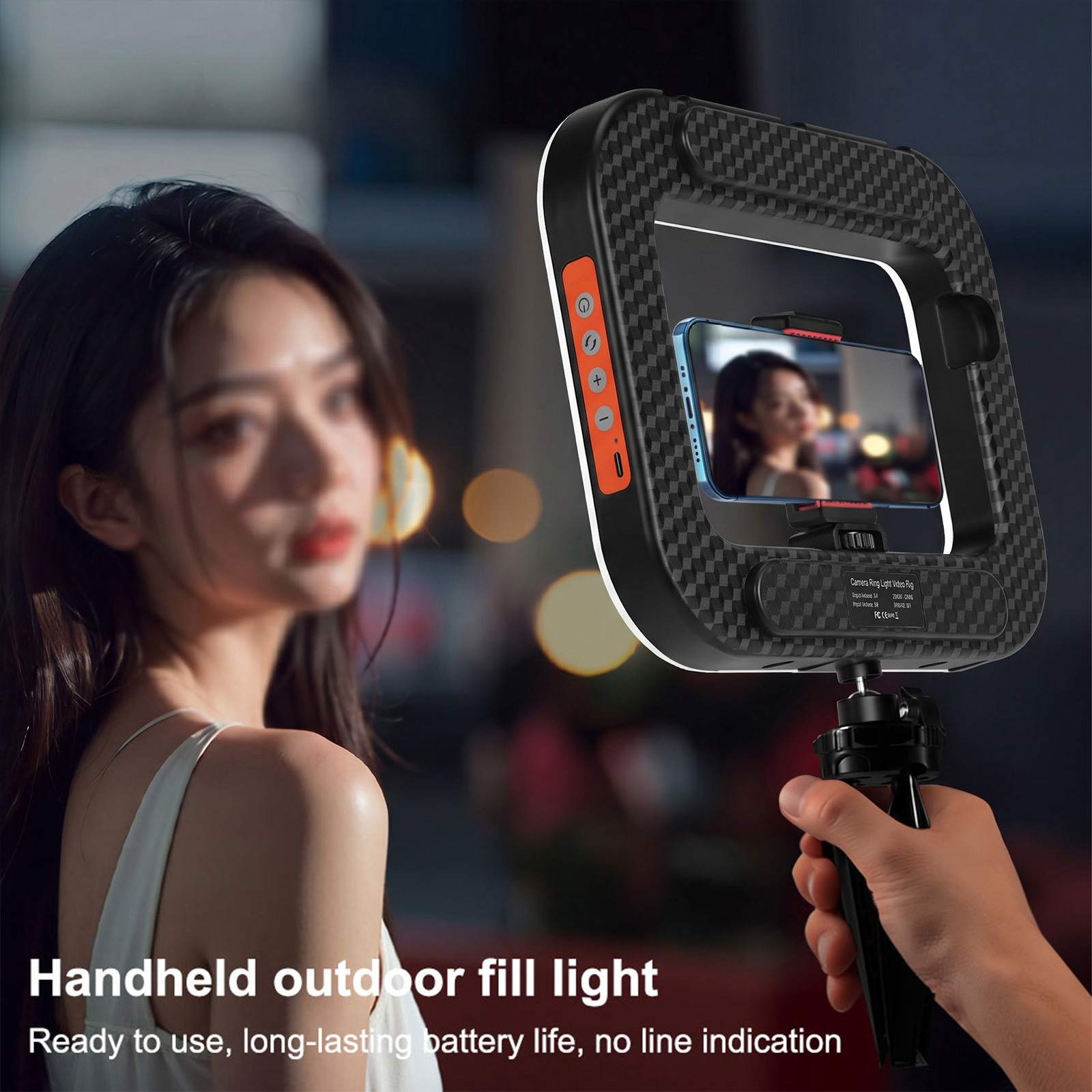 携帯用スクエア型フィルライト。多目的に使えるスマートフォン用 - Photography Videos Free のレビューと価格